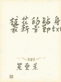 校花的贴身高手最新章节txt