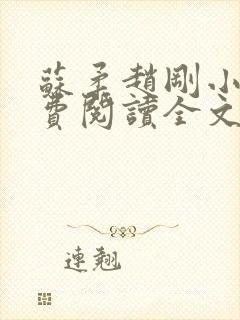 苏柔赵刚小说免费阅读全文封面