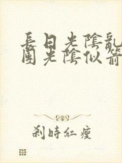长日光阴乱作一团光阴似箭