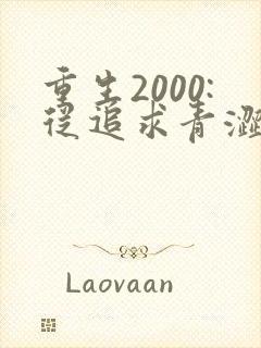 重生2000:从追求青涩校花同桌开始笔趣阁封面