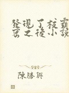 发现了校霸的秘密之后小说封面