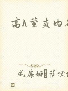 高h荤爽肉欲文封面