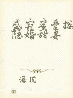 盛宠蜜爱总裁的隐婚甜妻封面