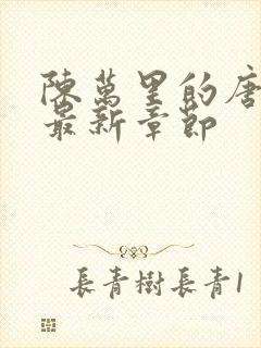陈万里的唐嫣然最新章节封面