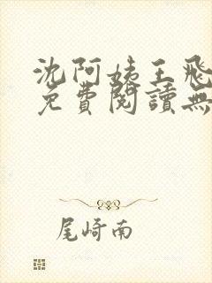 沈阿姨王飞小说免费阅读无弹窗