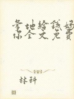 爹地给钱妈咪送你全文免费阅读封面
