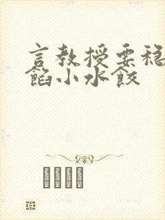 言教授要稳住肉馅小水饺封面