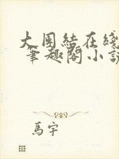大团结在线阅读 笔趣阁小说封面