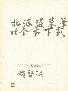 北派盗墓笔记txt全本下载