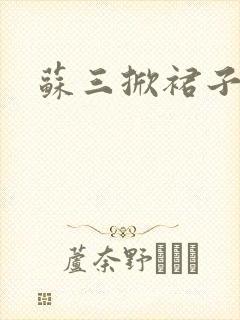 苏三掀裙子