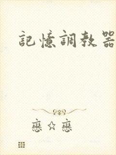 记忆调教器