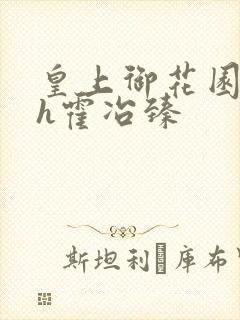 皇上御花园hlh霍冶臻封面
