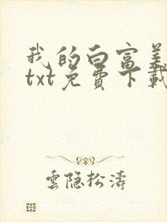 我的白富美老婆txt免费下载