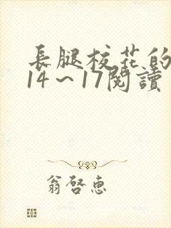 长腿校花的呻吟14～17阅读