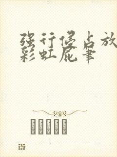强行侵占放了个彩虹屁笔封面