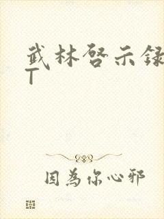 武林启示录TXT封面