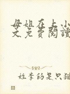 母姐在上小说全文免费阅读封面