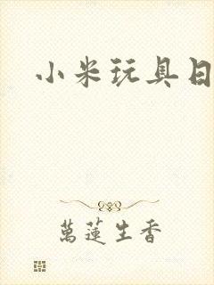 小米玩具日记