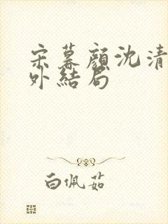 宋暮颜沈清川番外结局