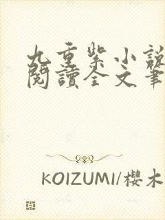 九重紫小说免费阅读全文笔趣阁