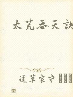 太荒吞天诀小说