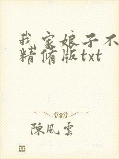 我家娘子不对劲精修版txt