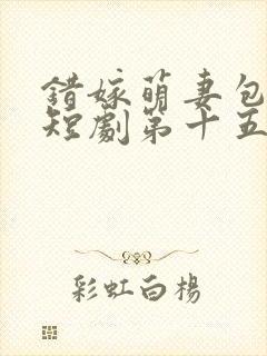 错嫁萌妻包甜的短剧第十五集