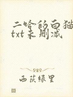 二哈的白猫师尊txt未删减封面