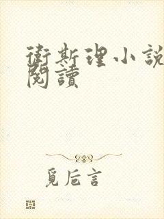 卫斯理小说在线阅读封面