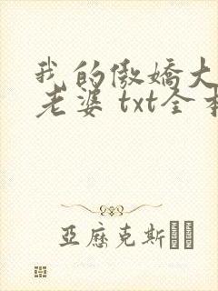 我的傲娇大小姐老婆 txt全本