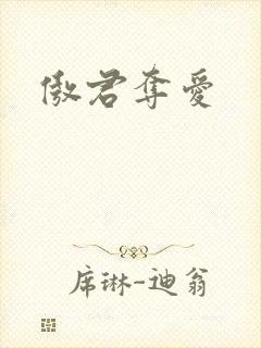 傲君夺爱封面