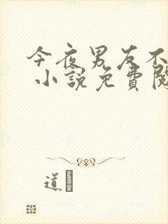今夜男友不在家 小说免费阅读全文