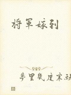 将军嫁到封面
