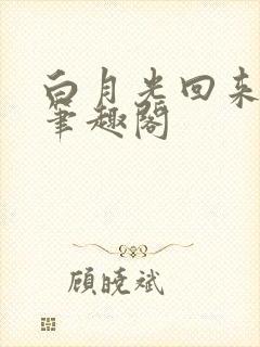白月光回来以后笔趣阁