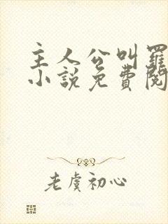 主人公叫罗铮的小说免费阅读笔趣阁