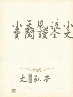 小天风流小说免费阅读全文最新章节