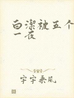 白洁被五个人玩一夜