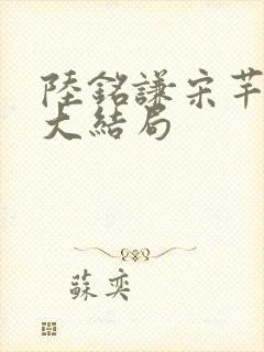 陆铭谦宋芊惠的大结局
