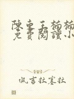陈东王楠楠全文免费阅读小说