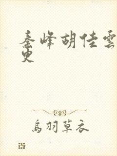 秦峰胡佳云最新更