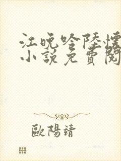 江晚吟陆怀璟的小说免费阅读