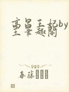 高昌王妃by黛玉笔趣阁