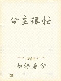 公主很忙