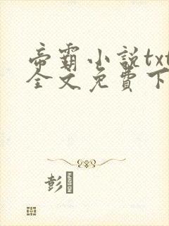 帝霸小说txt全文免费下载