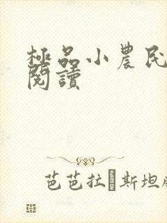 极品小农民在线阅读