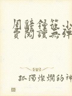 周辞钟筱小说免费阅读无弹窗封面