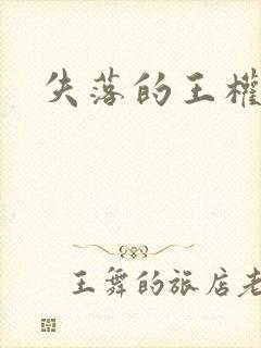 失落的王权封面