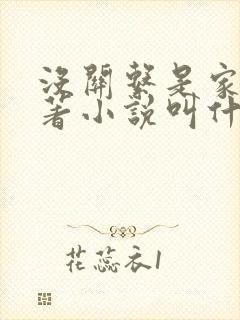 没关系是家人原著小说叫什么名字