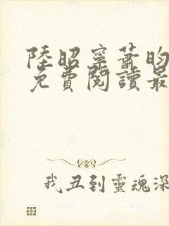 陆昭宁萧昀全文免费阅读最新章节