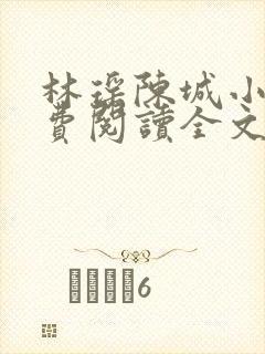 林瑶陈城小说免费阅读全文最新章节